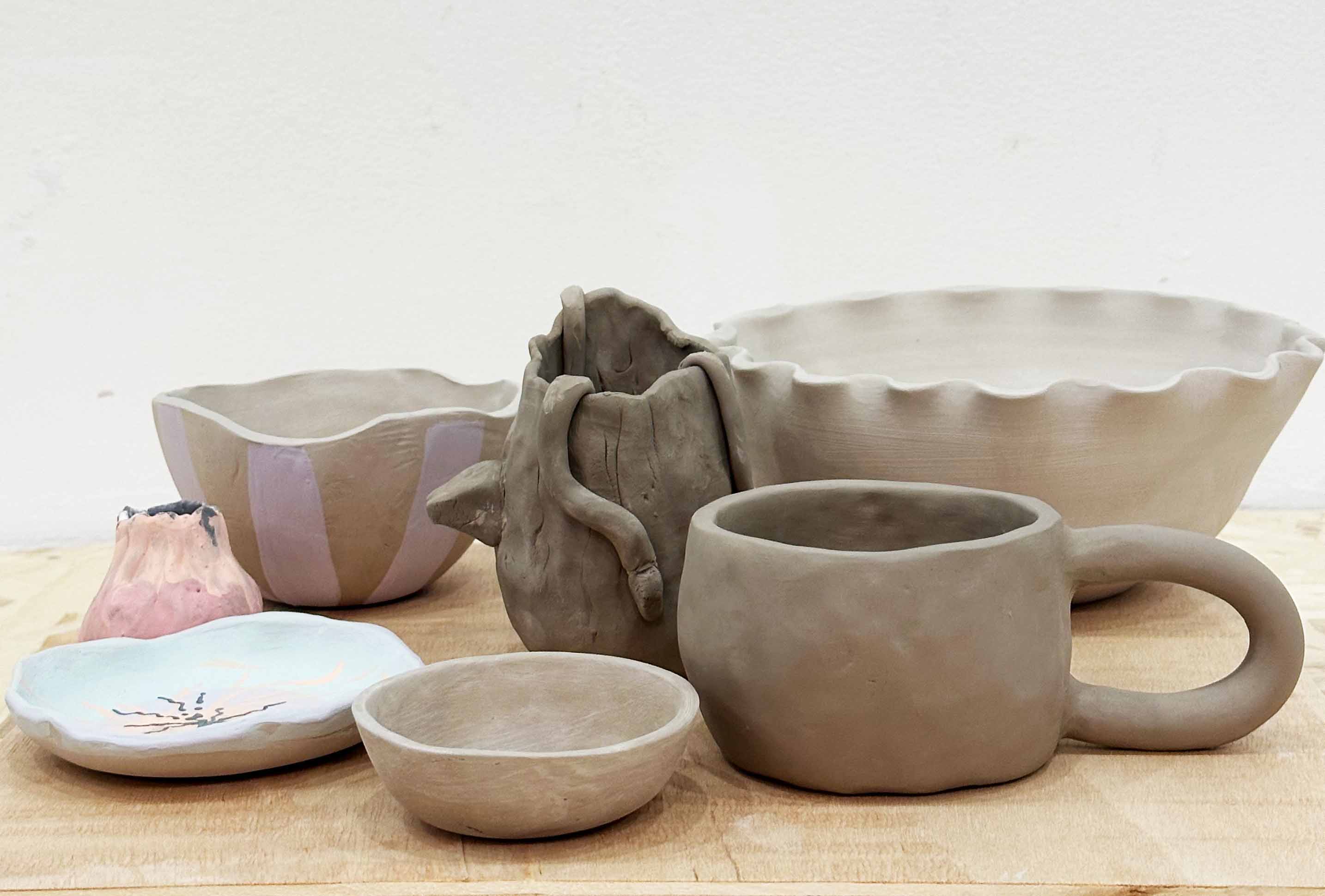 Workshop de modelagem manual de cerâmica