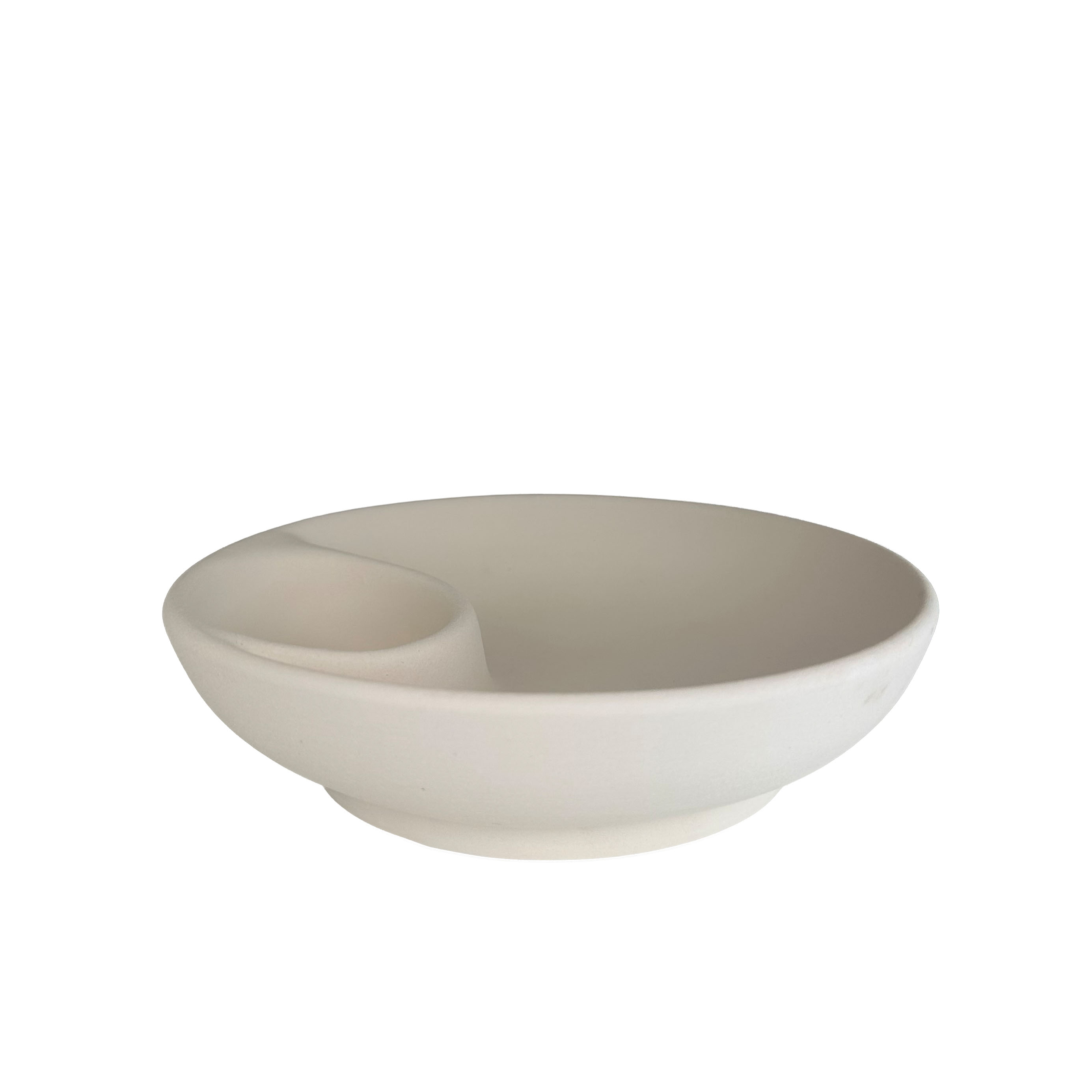 Dip ceramic bowl ready to paint