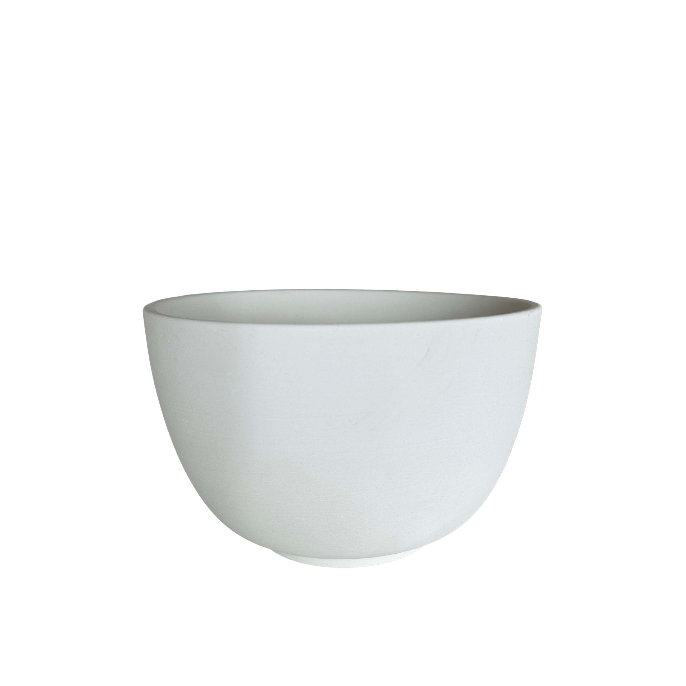 Classic ceramic bowl ready to paint