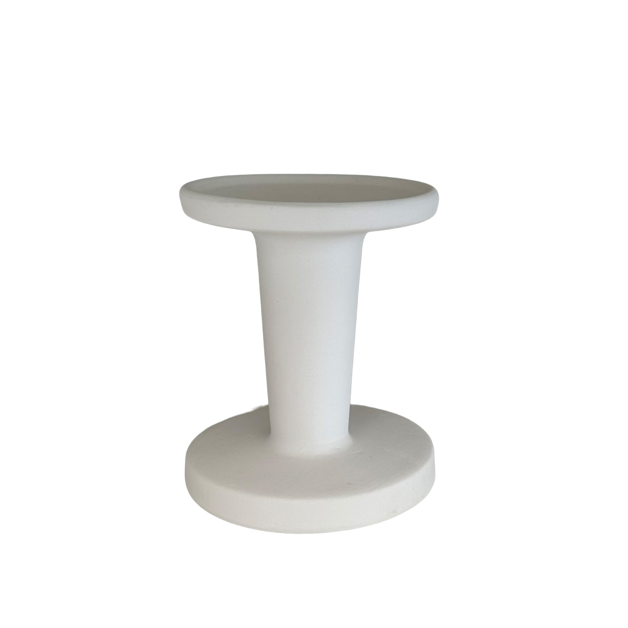 Ceramic candle holder ready to paint