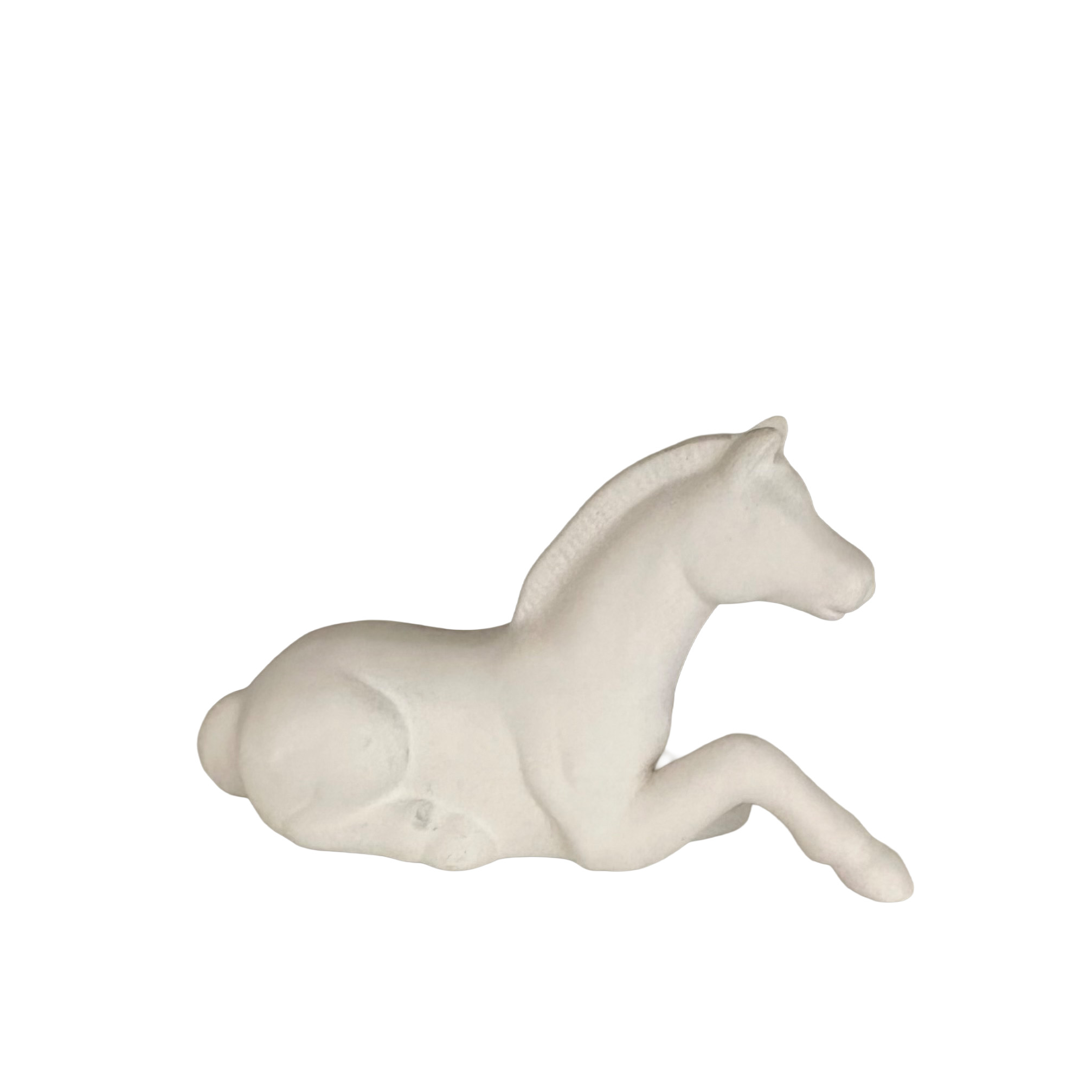 Ceramic horse ready to paint for kids