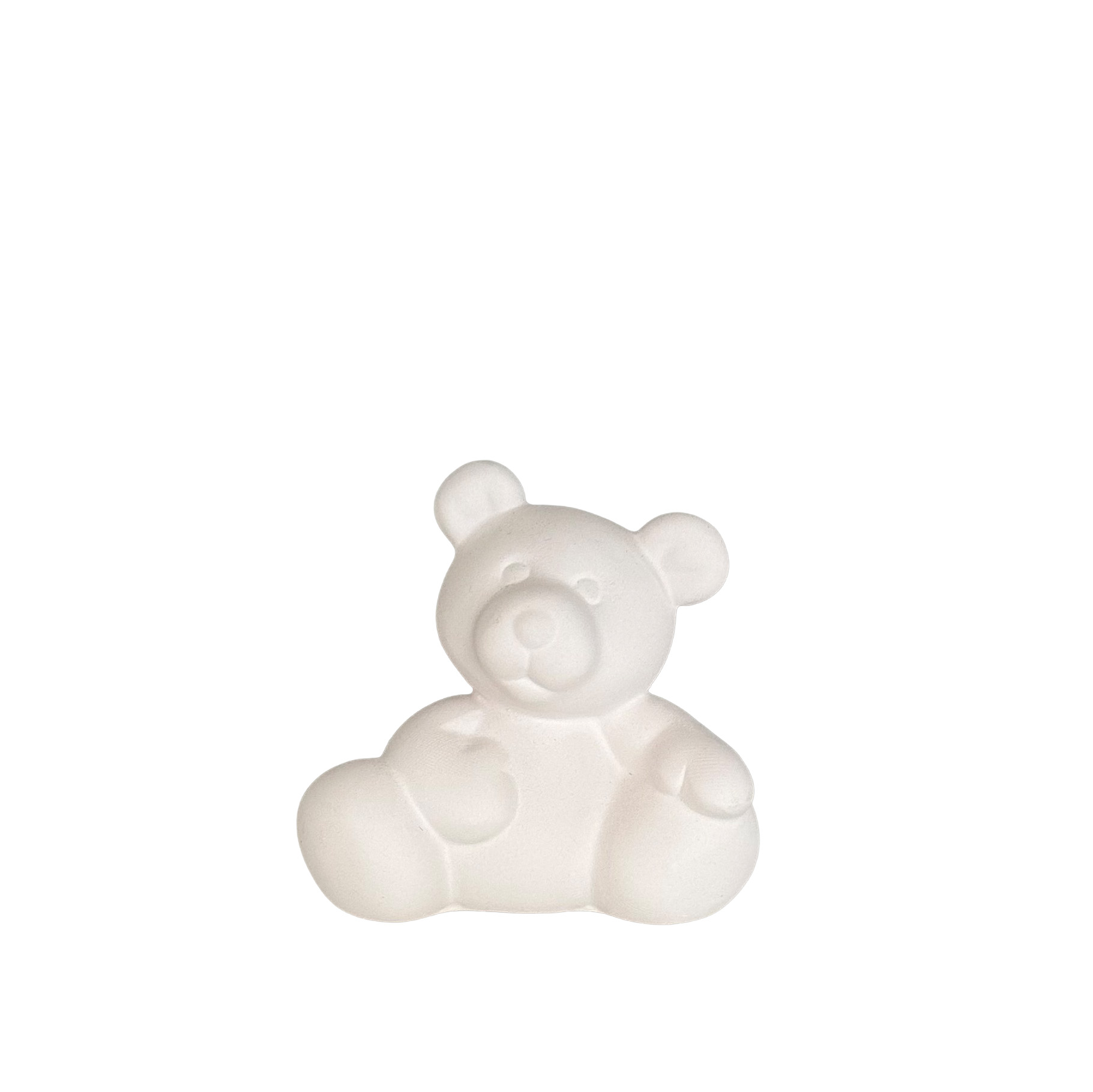 Ceramic teddy bear ready to paint for kids