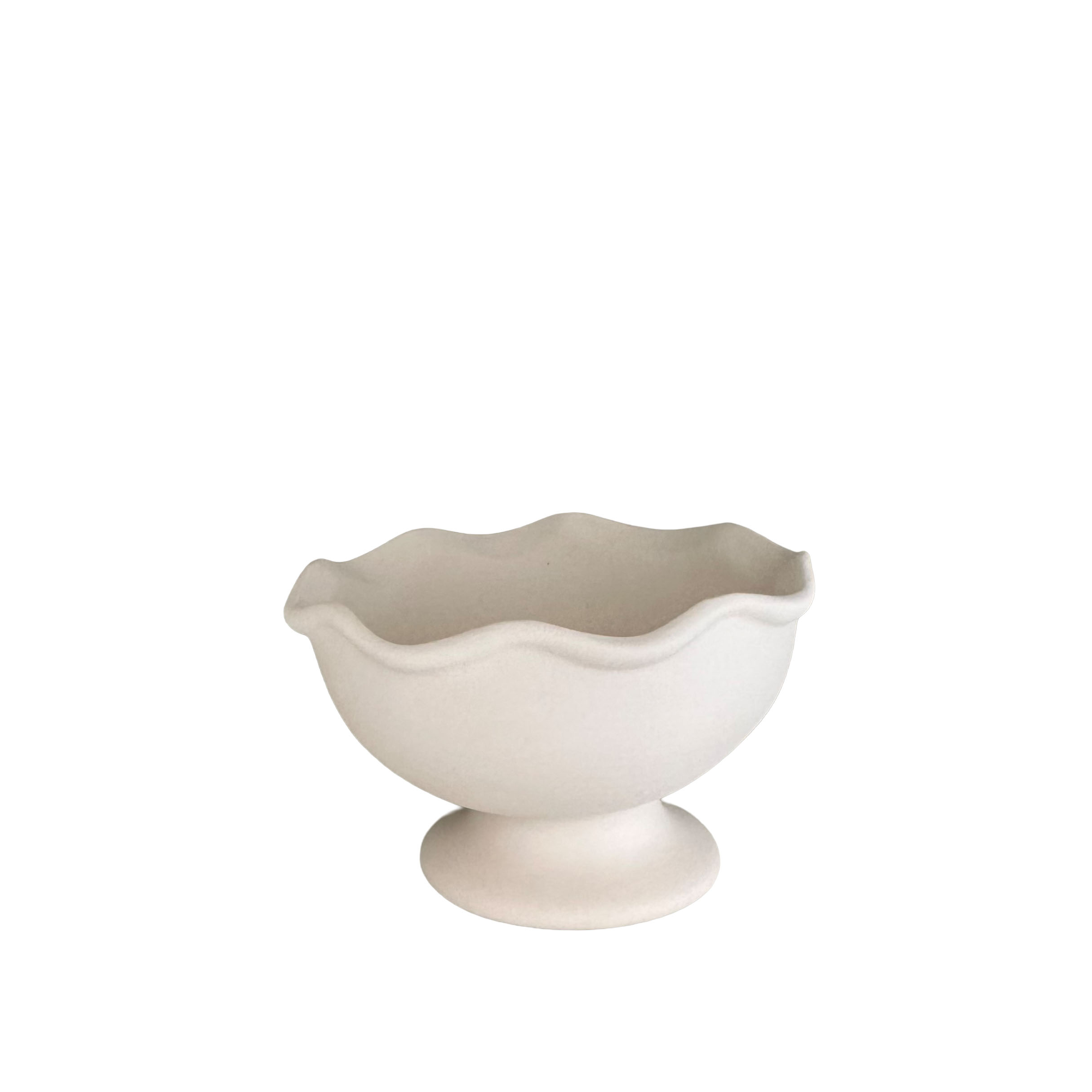 Taça de gelado em cerâmica pronta para pintar