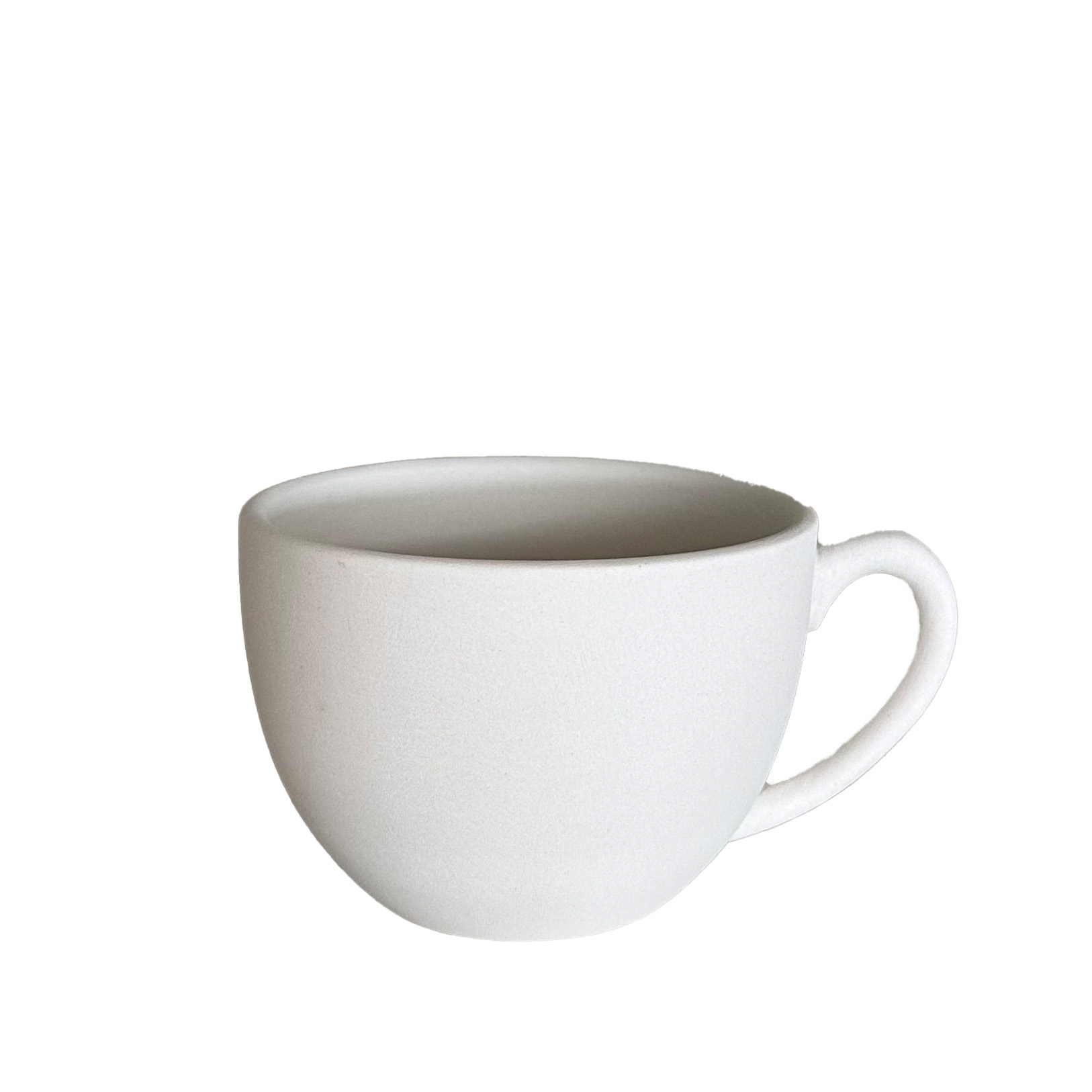 Caneca pequena de café em cerâmica pronta para pintar