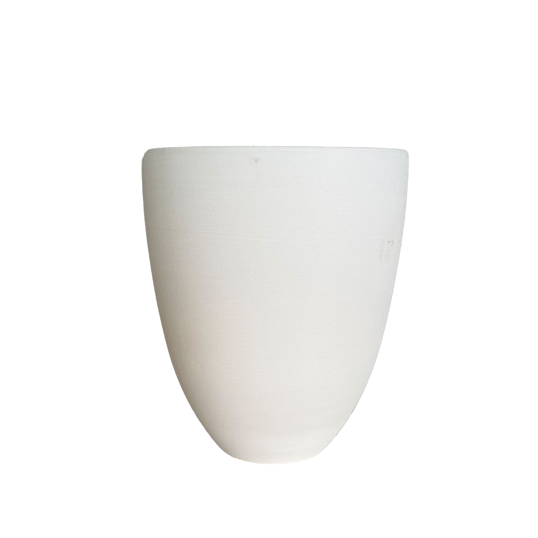 Medium round ceramic vase ready to paint