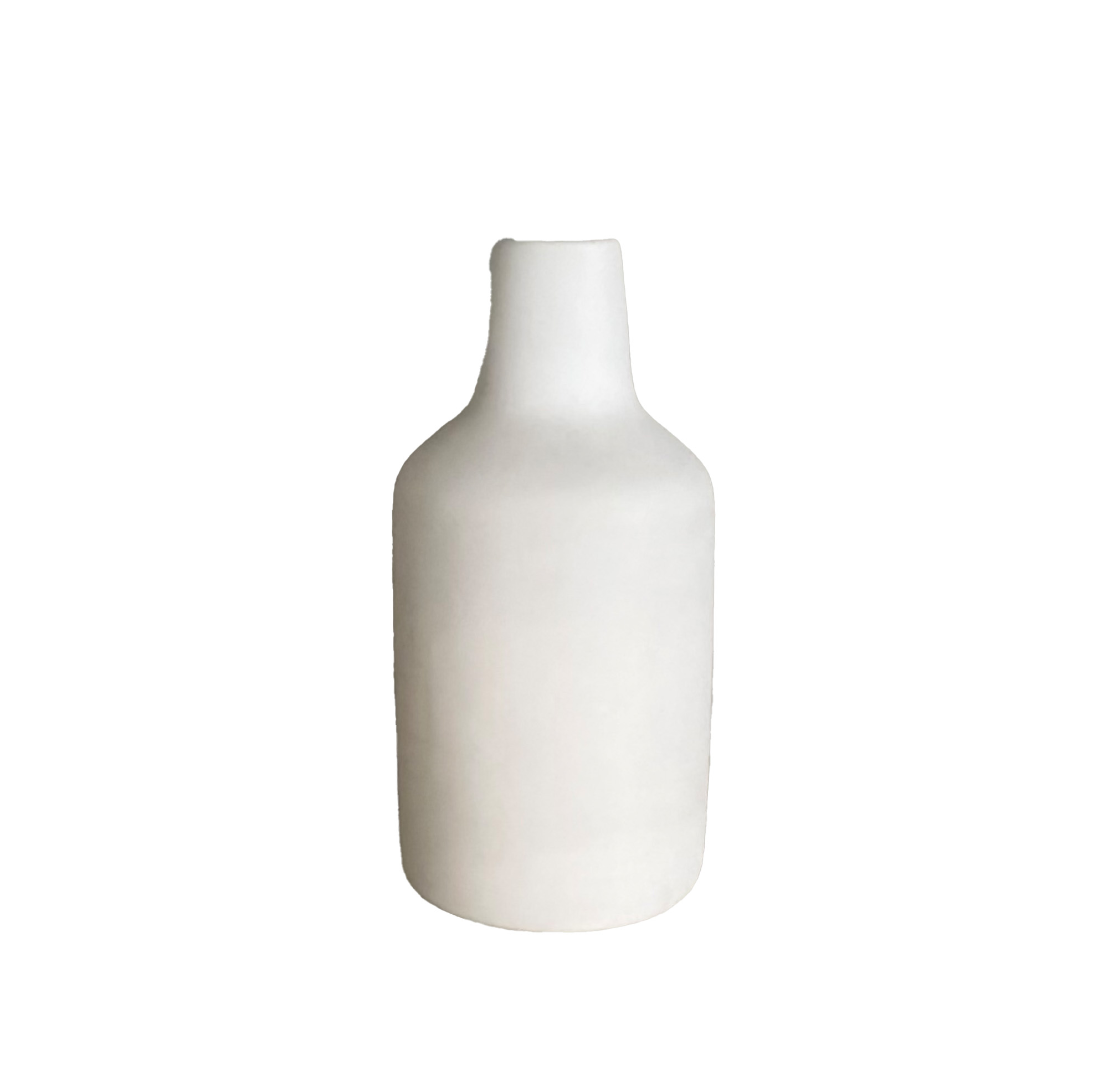 Tall ceramic vase ready to paint