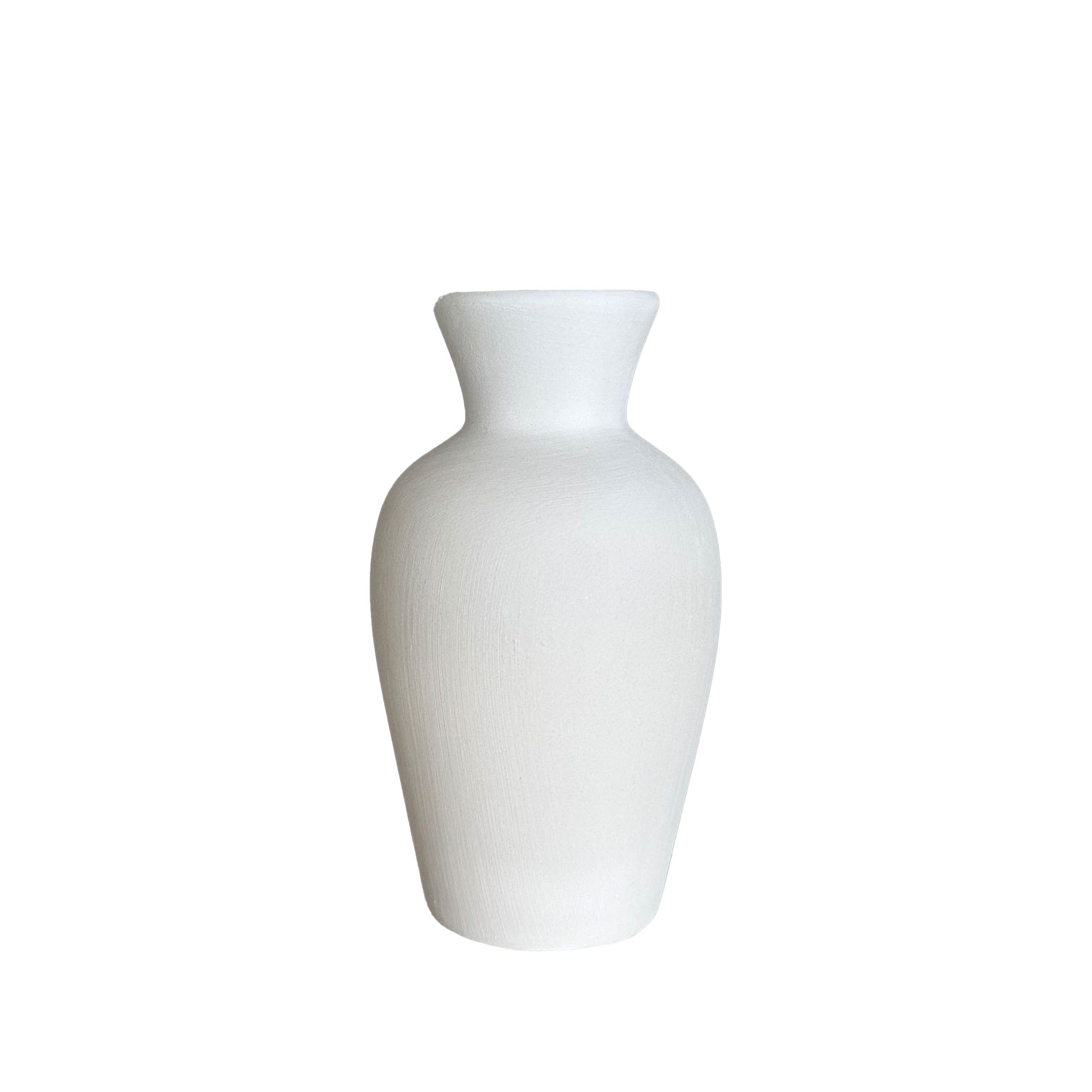 Classic ceramic vase ready to paint